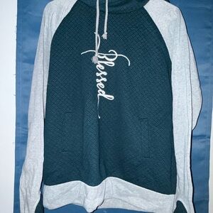 Women’s Green and Gray Hoodie